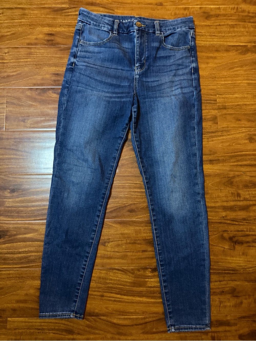 American Eagle Outfitters Navy Blue Women's Skinny Jeans